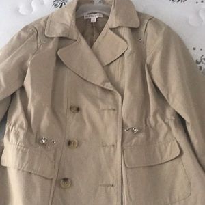 Large Merona khaki rain coat